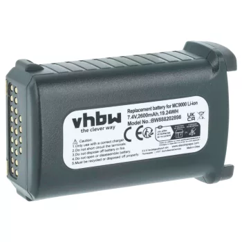   Symbol KT-21-61261-01 helyettesítő akkumulátor (Li-Ion, 7.4V, 2600mAh / 19.2Wh) - Utángyártott