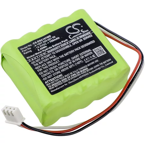 Dentsply A 1007 000 001 00 helyettesítő akkumulátor (NiMh, 12V, 700mAh / 8.4Wh) - Utángyártott