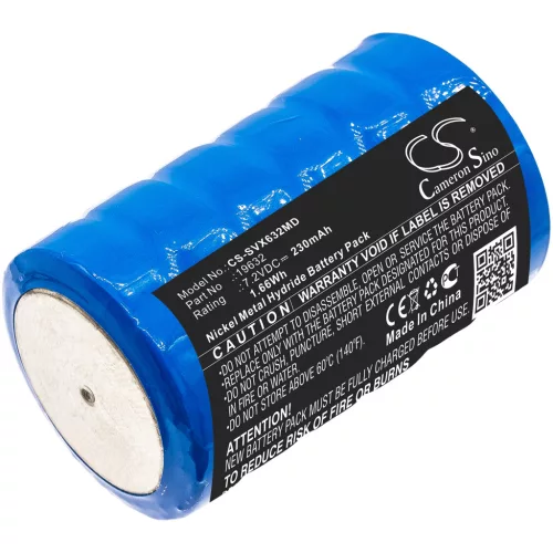 Servox 19632 helyettesítő akkumulátor (NiMh, 7.2V, 230mAh / 1.66Wh) - Utángyártott