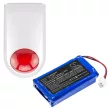 Chuango UPS-A890 helyettesítő akkumulátor (Li-Polymer, 7.4V, 600mAh / 4.44Wh) - Utángyártott