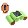 Theis 08.08.002 helyettesítő akkumulátor (NiMh, 4.8V, 4000mAh / 19.2Wh) - Utángyártott