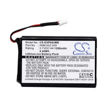   Eppendorf Stream, XStream készülékekhez akkumulátor (Li-Ion, 3.7V, 1200mAh / 4.44Wh) - Utángyártott