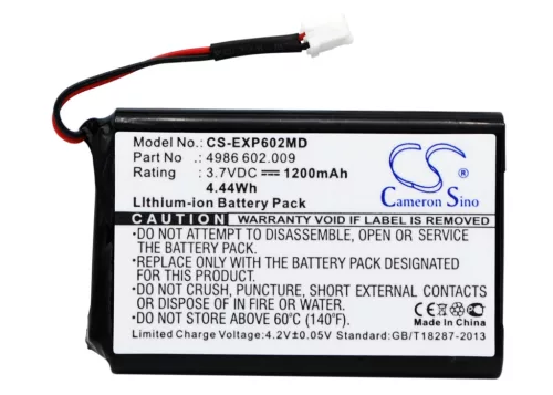 Eppendorf Stream, XStream készülékekhez akkumulátor (Li-Ion, 3.7V, 1200mAh / 4.44Wh) - Utángyártott
