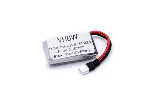 Walkera Mini CP, Mini Pet készülékekhez akkumulátor (Li-Polymer, 3.7V, 250mAh / 0.925Wh) - Utángyártott
