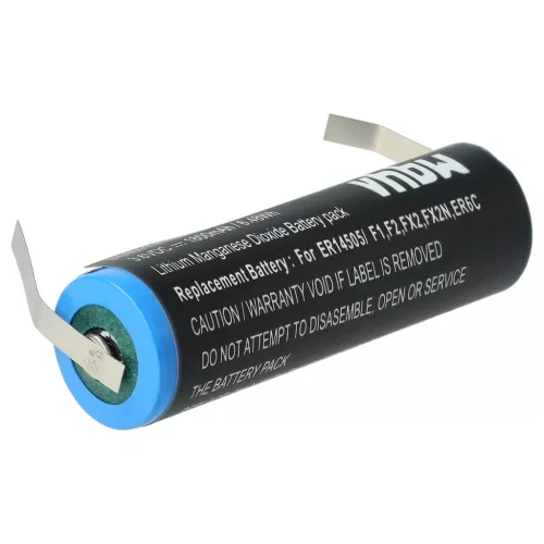 Maxell ER6C, F1, F2, FX2, FX2N helyettesítő akkumulátor (Li-MnO2, 3.6V, 1800mAh / 6.48Wh) - Utángyártott
