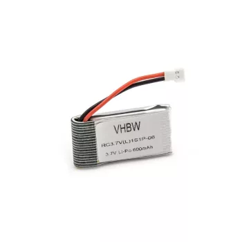   Walkera CB100 4G6 5G6 HM 4.3B készülékhez akkumulátor (Li-Polymer, 3.7V, 600mAh / 2.22Wh) - Utángyártott