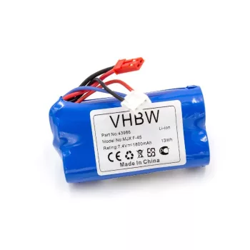   Revell 24056, 2406, 43986, 440704 helyettesítő akkumulátor (Li-Ion, 7.4V, 1800mAh / 13.32Wh) - Utángyártott