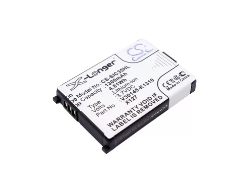 Siemens Gigaset 4000 micro készülékhez telefon akkumulátor (Li-Ion, 1300mAh / 4.81Wh, 3.7V) - Utángyártott