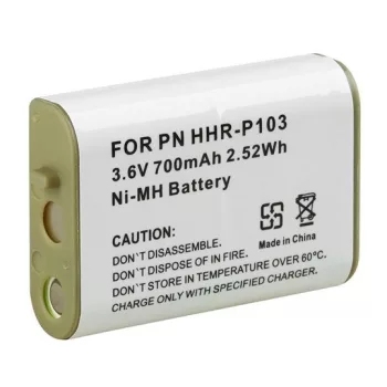   Panasonic 89-1324-00-00 helyettesítő telefon akkumulátor (NiMh, 700mAh / 2.52Wh, 3.6V) - Utángyártott