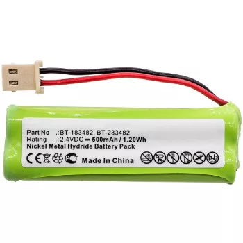   VTech 89134801, 89134801 készülékekhez telefon akkumulátor (NiMh, 500mAh / 1.2Wh, 2.4V) - Utángyártott