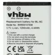 Fritz!Fon FRA051 helyettesítő telefon akkumulátor (Li-Ion, 1200mAh / 4.44Wh, 3.7V) - Utángyártott