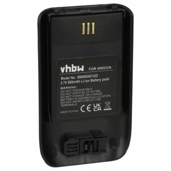   Ascom 490933A, 660497 helyettesítő telefon akkumulátor (Li-Ion, 800mAh / 2.96Wh, 3.7V) - Utángyártott