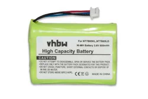 Nortel 7420, 7430, 7439 készülékekhez telefon akkumulátor (NiMh, 800mAh / 2.88Wh, 3.6V) - Utángyártott