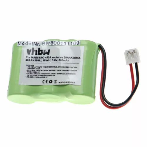 VTech 1712, 1712, 20-2438 készülékekhez telefon akkumulátor (NiMh, 600mAh / 2.16Wh, 3.6V) - Utángyártott