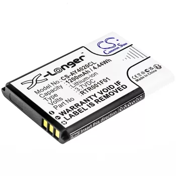   Alcatel 10000058 helyettesítő telefon akkumulátor (Li-Ion, 1200mAh / 4.44Wh, 3.7V) - Utángyártott