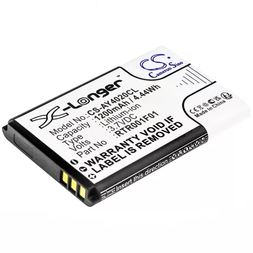Alcatel 10000058 helyettesítő telefon akkumulátor (Li-Ion, 1200mAh / 4.44Wh, 3.7V) - Utángyártott