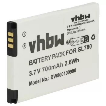   Siemens Gigaset 4250366817255 helyettesítő telefon akkumulátor (Li-Ion, 700mAh / 2.59Wh, 3.7V) - Utángyártott