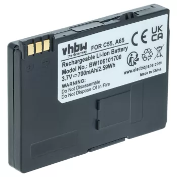   Siemens Gigaset 701a készülékhez telefon akkumulátor (Li-Ion, 700mAh / 2.59Wh, 3.7V) - Utángyártott