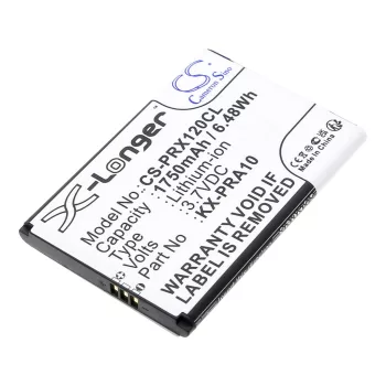   Panasonic KX-PRA10 helyettesítő telefon akkumulátor (Li-Ion, 1750mAh / 6.48Wh, 3.7V) - Utángyártott