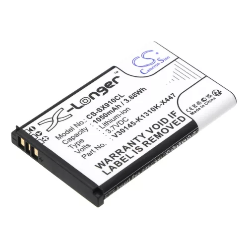 Siemens Gigaset SL910 készülékhez telefon akkumulátor (Li-Ion, 1050mAh / 3.89Wh, 3.7V) - Utángyártott