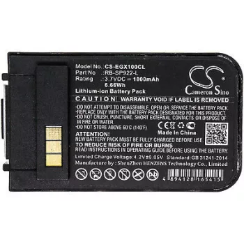   EnGenius RB-SP922-L helyettesítő telefon akkumulátor (Li-Ion, 1800mAh / 6.66Wh, 3.7V) - Utángyártott