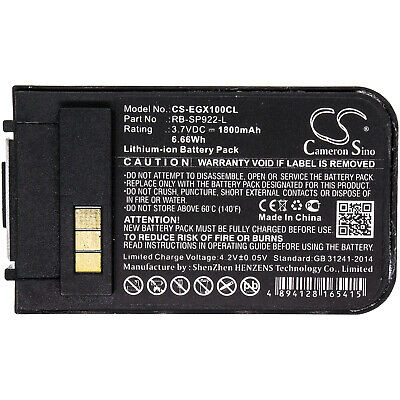 EnGenius RB-SP922-L helyettesítő telefon akkumulátor (Li-Ion, 1800mAh / 6.66Wh, 3.7V) - Utángyártott