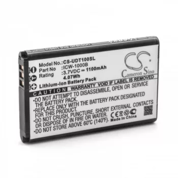   UniData / Incom ICW-1000B helyettesítő telefon akkumulátor (Li-Ion, 1100mAh / 4.07Wh, 3.7V) - Utángyártott
