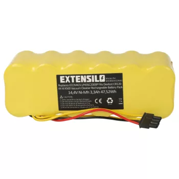   Ariete AT5186005100 helyettesítő takarítógép akkumulátor (NiMh, 3300mAh / 47.52Wh, 14.4V) - Utángyártott