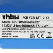 iClebo YCR-M07-20W helyettesítő takarítógép akkumulátor (Li-Ion, 6000mAh / 87.12Wh, 14.52V) - Utángyártott