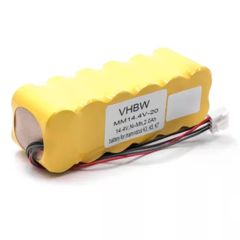   Mamirobot 12SC3000S1P helyettesítő takarítógép akkumulátor (NiMh, 2000mAh / 28.8Wh, 14.4V) - Utángyártott