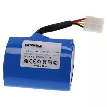  Neato 205-0001 helyettesítő takarítógép akkumulátor (Li-Ion, 4400mAh / 33Wh, 7.4V) - Utángyártott