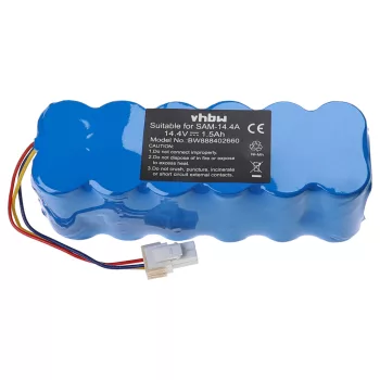   Samsung AP5576883 helyettesítő takarítógép akkumulátor (NiMh, 1500mAh / 21.6Wh, 14.4V) - Utángyártott
