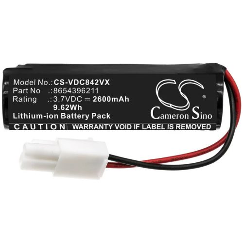 Vileda 8654396211 helyettesítő takarítógép akkumulátor (Li-Ion, 2600mAh / 9.62Wh, 3.7V) - Utángyártott