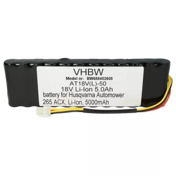   Husqvarna 578 84 87-01 helyettesítő szerszámgép akkumulátor (Li-Ion, 5000mAh / 90Wh, 18V) - Utángyártott