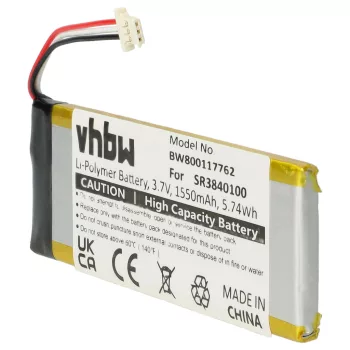   Becker 334432602678 helyettesítő akkumulátor (Li-Polymer, 1550mAh / 5.73Wh, 3.7V) - Utángyártott