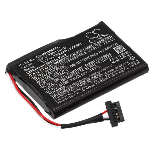 Becker 07837MHSV, 338937010150 helyettesítő akkumulátor (Li-Ion, 720mAh / 2.67Wh, 3.7V) - Utángyártott