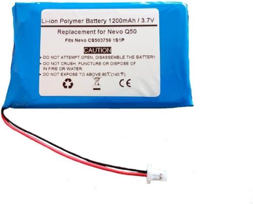 Nevo Q50 készülékhez akkumulátor (Li-Polymer, 1200mAh / 4.44Wh, 3.7V) - Utángyártott