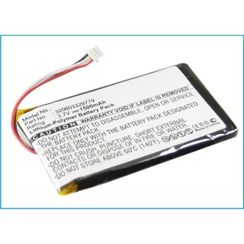   Harman & Kardon 320603329779 helyettesítő akkumulátor (Li-Polymer, 1500mAh / 5.55Wh, 3.7V) - Utángyártott