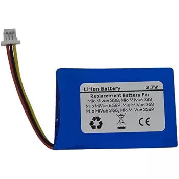   Mio TPC402339 helyettesítő akkumulátor (Li-Polymer, 450mAh / 1.67Wh, 3.7V) - Utángyártott