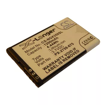   Navgear PX-2759-675 helyettesítő akkumulátor (Li-Ion, 1200mAh / 4.44Wh, 3.7V) - Utángyártott