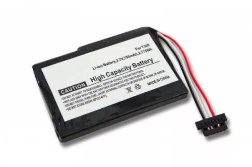 Navman T300 helyettesítő akkumulátor (Li-Ion, 750mAh / 2.78Wh, 3.7V) - Utángyártott