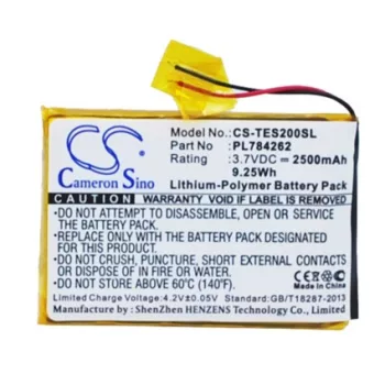   Teasi PL784262 helyettesítő akkumulátor (Li-Polymer, 2500mAh / 9.25Wh, 3.7V) - Utángyártott