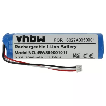   TomTom 6027A0050901 helyettesítő akkumulátor (Li-Ion, 3000mAh / 11.1Wh, 3.7V) - Utángyártott