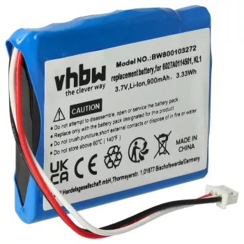   TomTom 6027A0114501, KL1 helyettesítő akkumulátor (Li-Ion, 900mAh / 3.33Wh, 3.7V) - Utángyártott