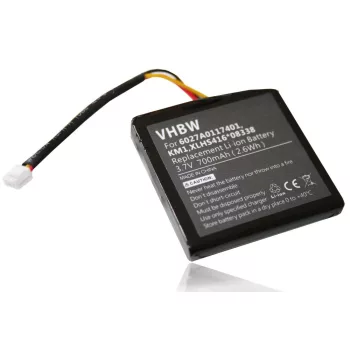   TomTom 6027A0117401, KM1 helyettesítő akkumulátor (Li-Ion, 700mAh / 2.59Wh, 3.7V) - Utángyártott