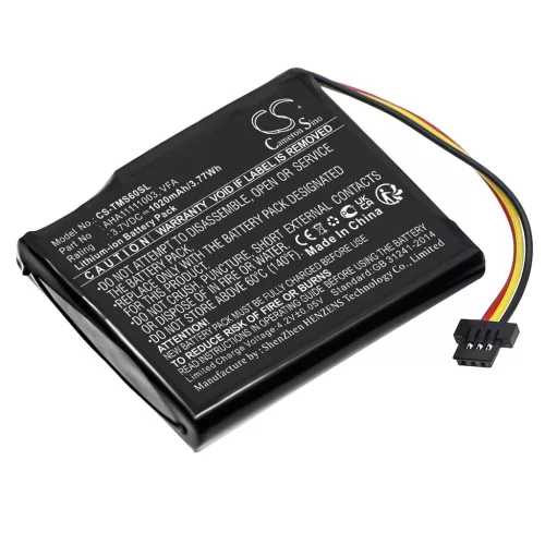 TomTom AHA11111003, VFA helyettesítő akkumulátor (Li-Ion, 1020mAh / 3.77Wh, 3.7V) - Utángyártott