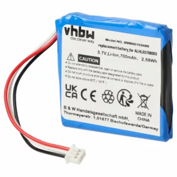   TomTom ALHL03708003 helyettesítő akkumulátor (Li-Ion, 700mAh / 2.59Wh, 3.7V) - Utángyártott