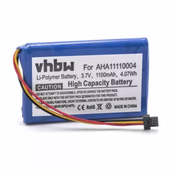   TomTom AHA11110004, P5, P6 helyettesítő akkumulátor (Li-Ion, 1100mAh / 4.07Wh, 3.7V) - Utángyártott