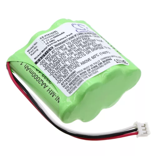 Vetronix 02002720-01, VTE03002152 helyettesítő akkumulátor (NiMh, 2000mAh / 14.4Wh, 7.2V) - Utángyártott