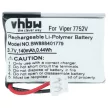 Viper GEB402025 helyettesítő akkumulátor (Li-Polymer, 120mAh / 0.44Wh, 3.7V) - Utángyártott